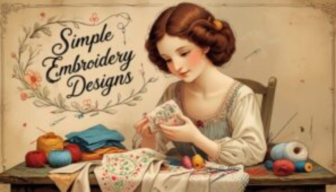 Simple Embroidery Designs