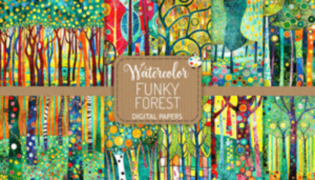11Funky Forest - Watercolor Woodland