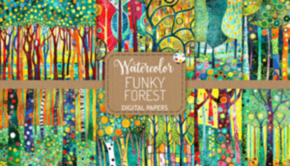 11Funky Forest - Watercolor Woodland