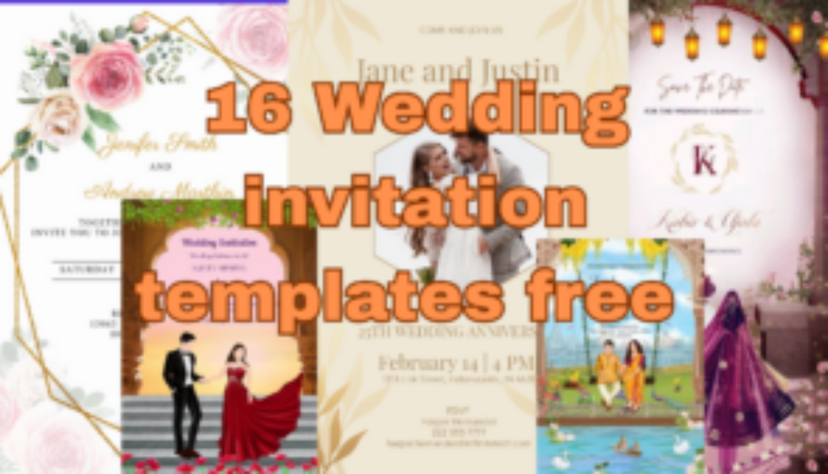 Free Wedding Invitation Templates
