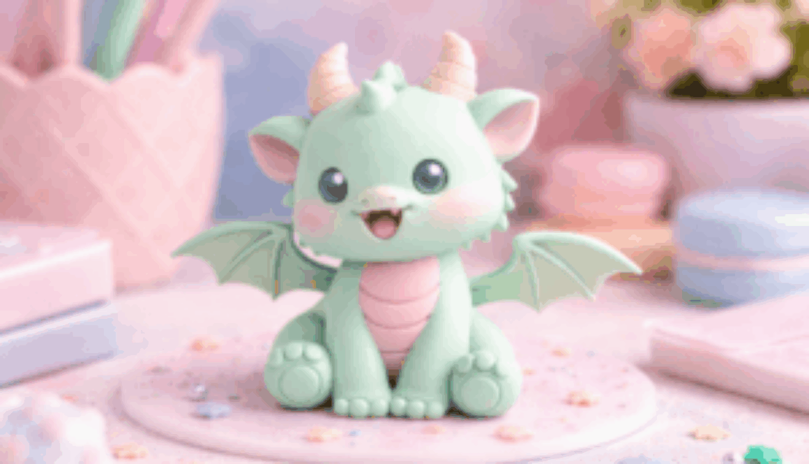 19 Baby Dragon STL – Fantasy Dragon 3D