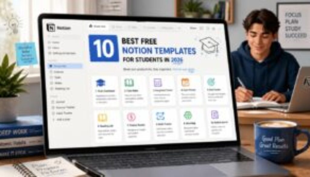 10 Best Free Notion Templates for Students in 2026