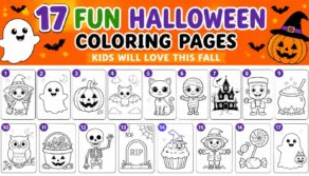 17 Fun Halloween Coloring Pages Kids Will Love This Fall