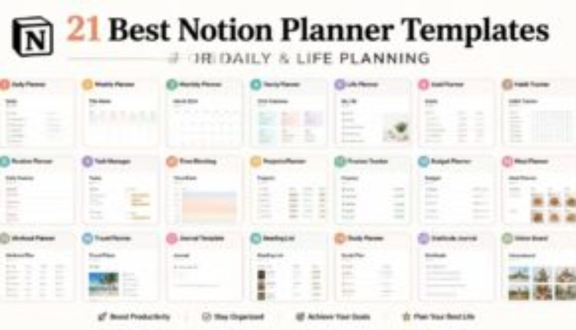 21 Best Notion Planner Templates for Daily & Life Planning