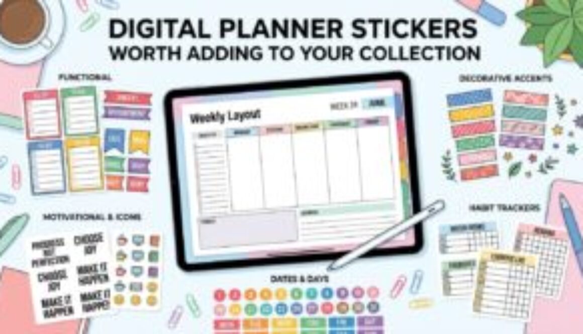 Digital Planner Stickers Worth Adding to Your Collection