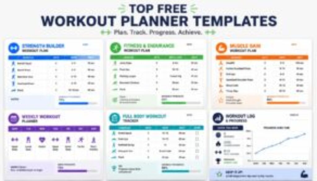 Top Free Workout Planner Templates