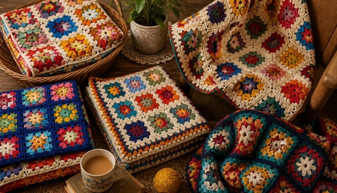 Granny Square Blanket