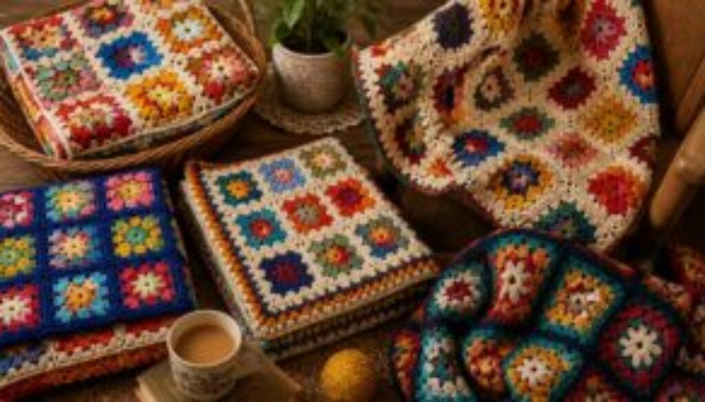 Granny Square Blanket